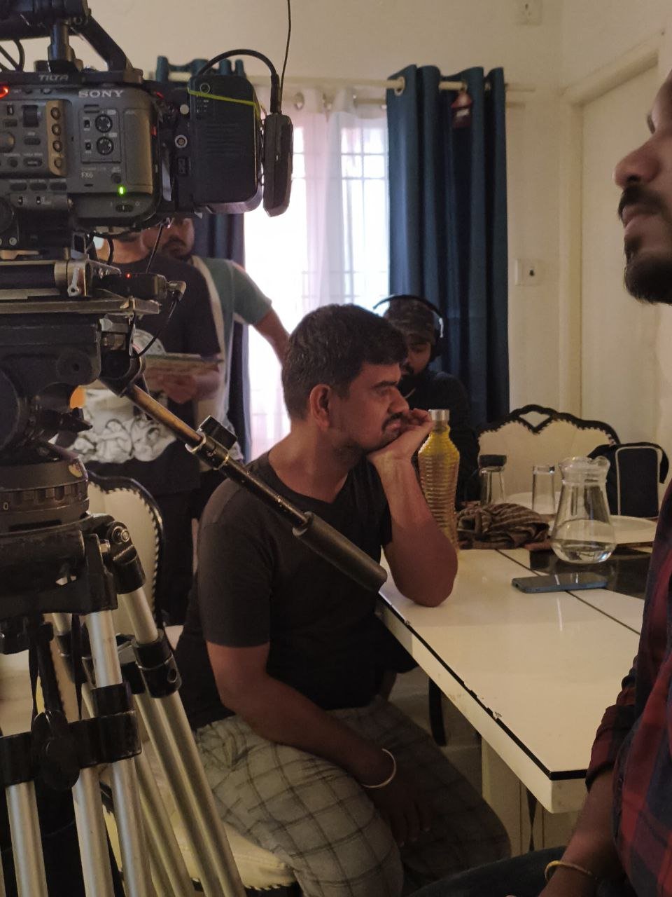 Toilet on-set production crew